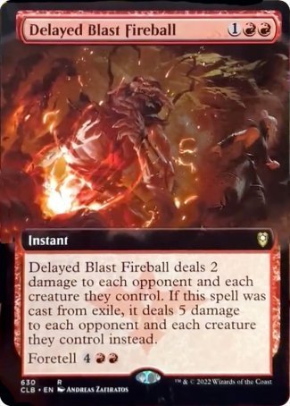 Delayed Blast Fireball (Extended Art) [Commander Legends: Battle for Baldur's Gate] | Cracking-Singles