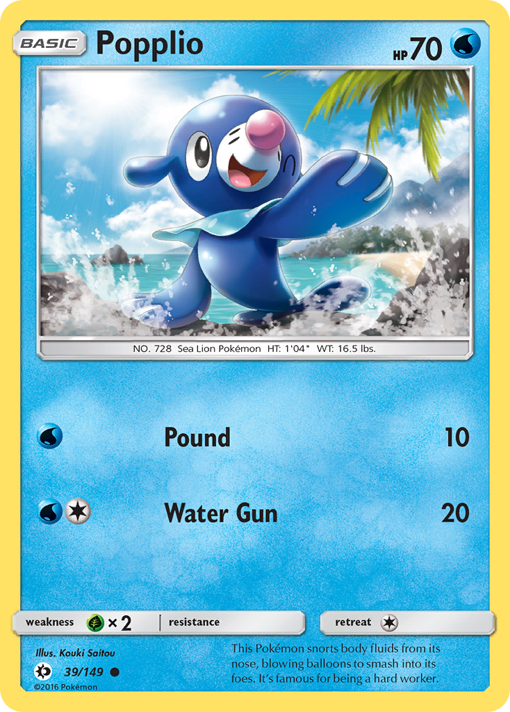 Popplio (39/149) [Sun & Moon: Base Set] | Cracking-Singles