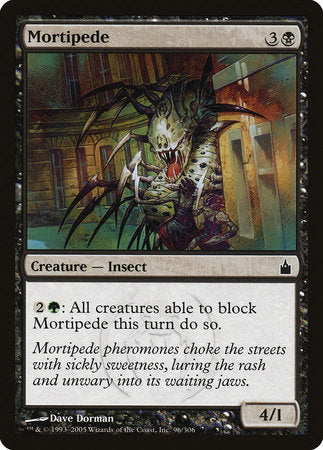 Mortipede [Ravnica: City of Guilds] | Cracking-Singles