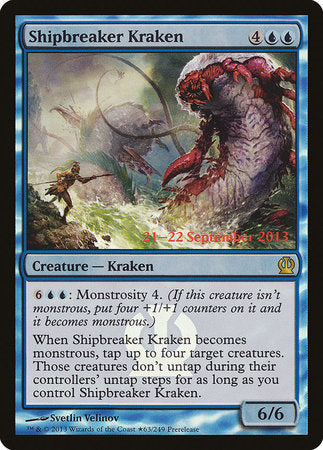 Shipbreaker Kraken [Theros Promos] | Cracking-Singles