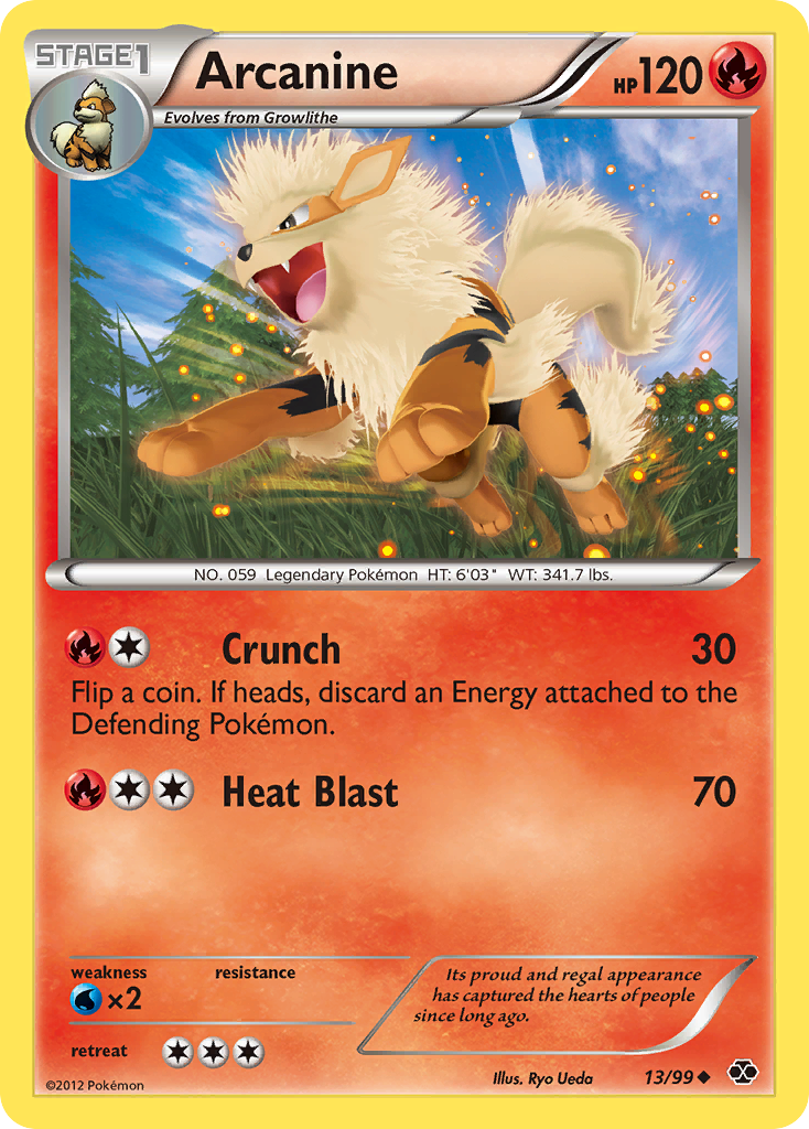 Arcanine (13/99) [Black & White: Next Destinies] | Cracking-Singles