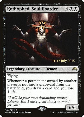 Kothophed, Soul Hoarder [Magic Origins Promos] | Cracking-Singles