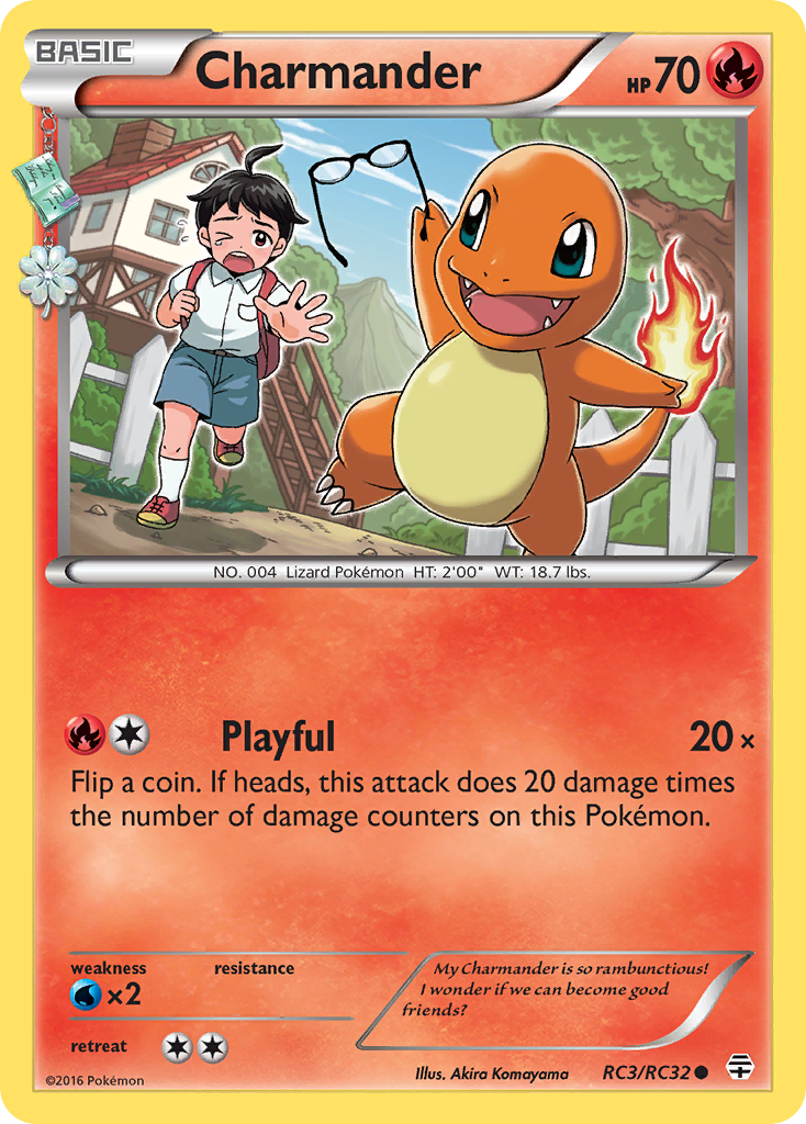 Charmander (RC3/RC32) [XY: Generations] | Cracking-Singles