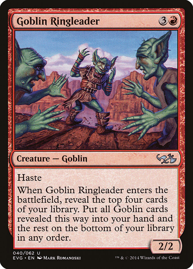 Goblin Ringleader (Elves vs. Goblins) [Duel Decks Anthology] | Cracking-Singles