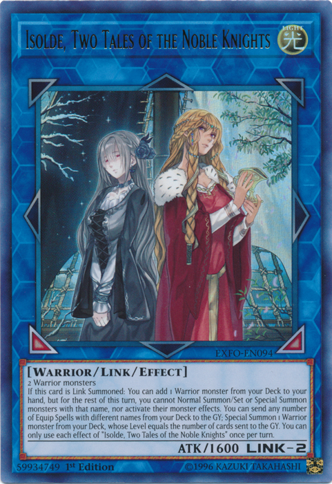 Isolde, Two Tales of the Noble Knights [EXFO-EN094] Ultra Rare | Cracking-Singles