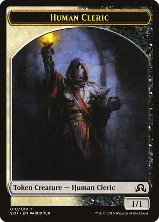 Human Cleric Token [Shadows over Innistrad Tokens] | Cracking-Singles