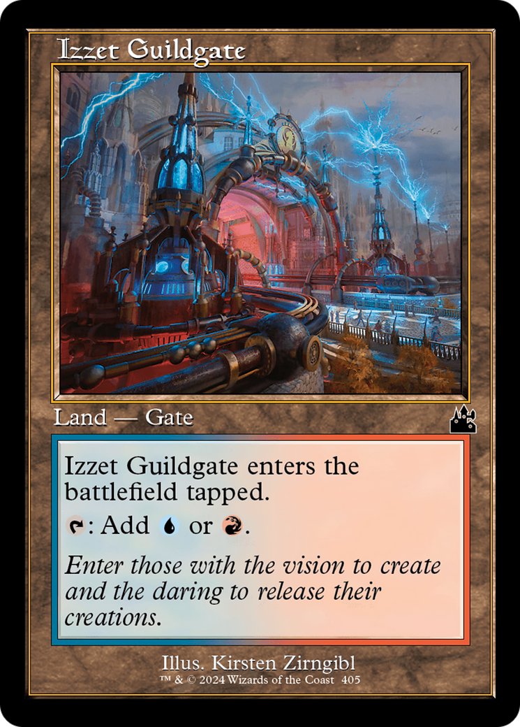 Izzet Guildgate (Retro Frame) [Ravnica Remastered] | Cracking-Singles