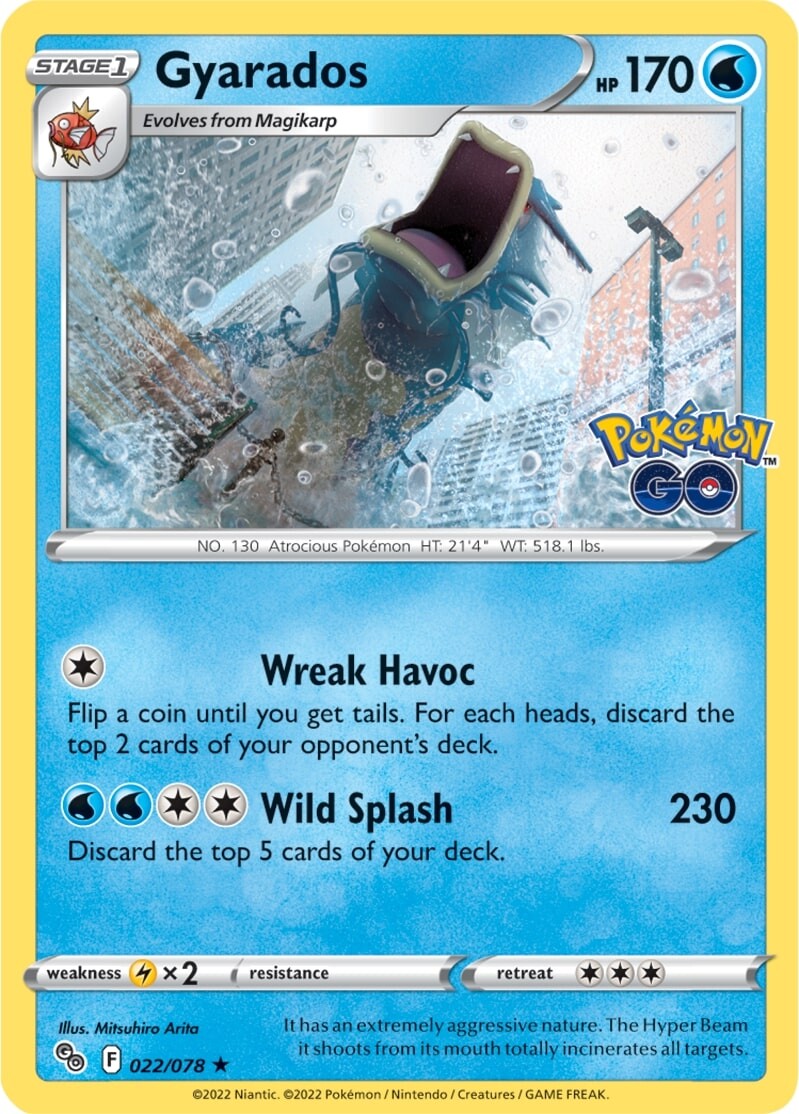 Gyarados (022/078) [Pokémon GO] | Cracking-Singles