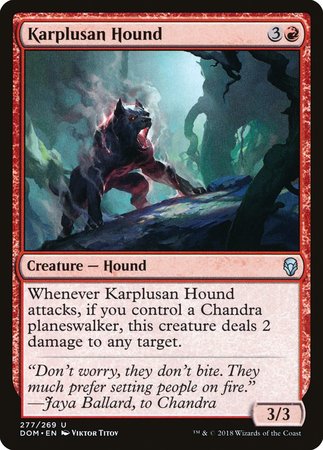 Karplusan Hound [Dominaria] | Cracking-Singles