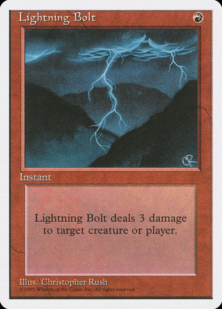 Lightning Bolt [Fourth Edition] | Cracking-Singles