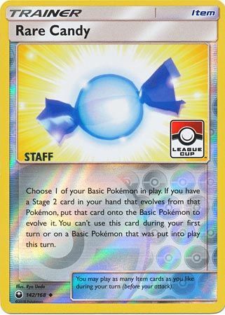 Rare Candy (142/168) (League Promo Staff) [Sun & Moon: Celestial Storm] | Cracking-Singles