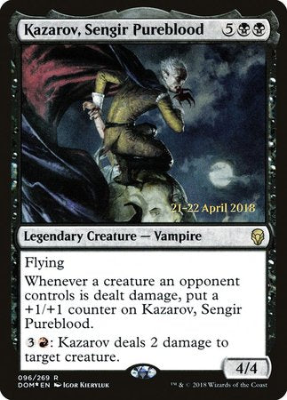 Kazarov, Sengir Pureblood [Dominaria Promos] | Cracking-Singles