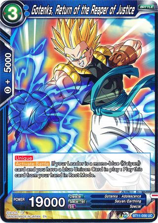 Gotenks, Return of the Reaper of Justice [BT11-056] | Cracking-Singles