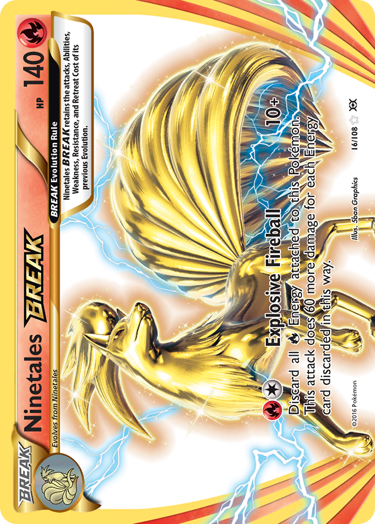 Ninetales BREAK (16/108) [XY: Evolutions] | Cracking-Singles