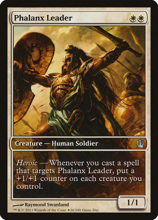 Phalanx Leader [Theros Promos] | Cracking-Singles