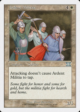 Ardent Militia [Classic Sixth Edition] | Cracking-Singles