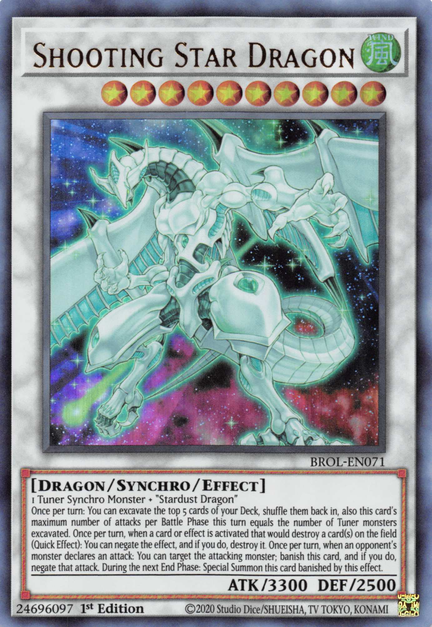 Shooting Star Dragon [BROL-EN071] Ultra Rare | Cracking-Singles