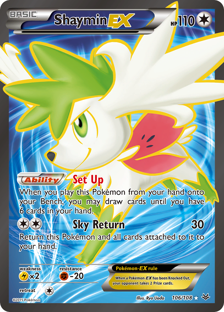 Shaymin EX (106/108) [XY: Roaring Skies] | Cracking-Singles