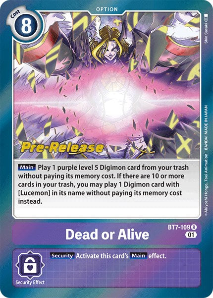 Dead or Alive [BT7-109] [Next Adventure Pre-Release Cards] | Cracking-Singles