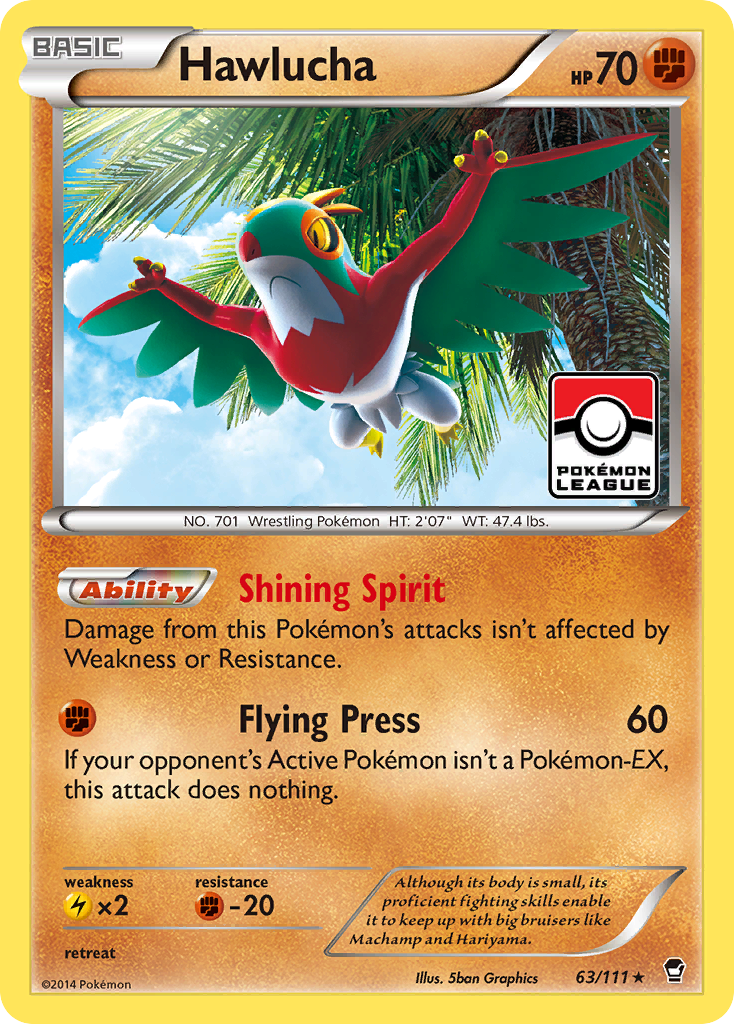 Hawlucha (63/111) [XY: Furious Fists] | Cracking-Singles