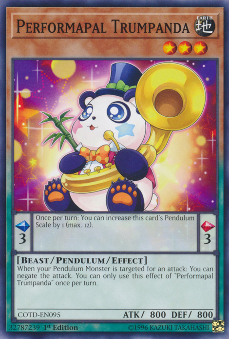 Performapal Trumpanda [COTD-EN095] Common | Cracking-Singles