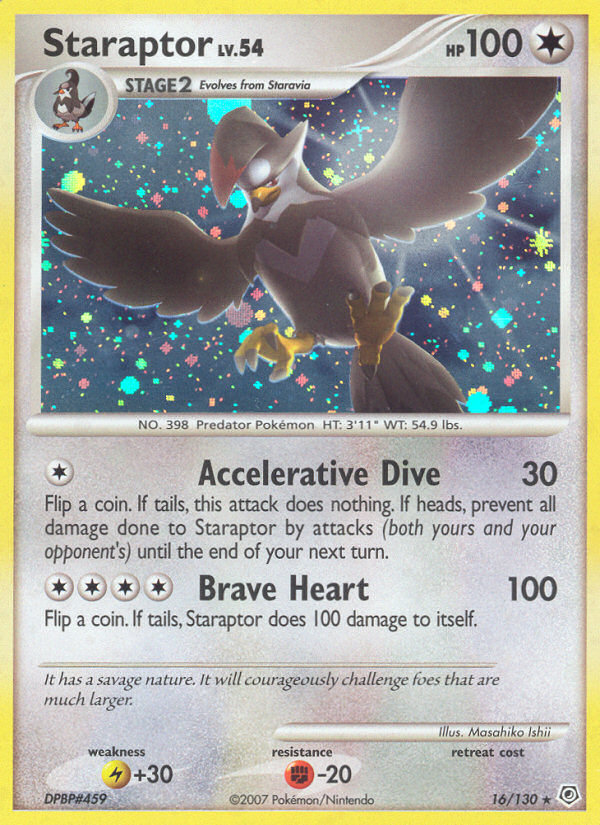 Staraptor (16/130) [Diamond & Pearl: Base Set] | Cracking-Singles