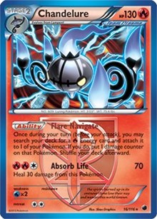 Chandelure (16/116) (Theme Deck Exclusive) [Black & White: Plasma Freeze] | Cracking-Singles