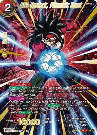 SS4 Bardock, Prismatic Burst [EX19-25] | Cracking-Singles