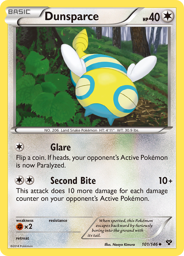 Dunsparce (101/146) [XY: Base Set] | Cracking-Singles