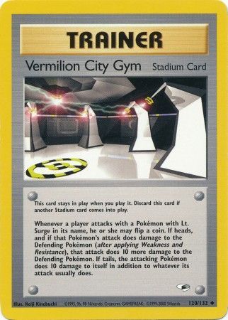 Vermilion City Gym (120/132) [Gym Heroes Unlimited] | Cracking-Singles