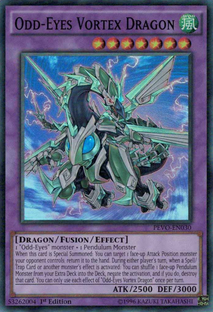 Odd-Eyes Vortex Dragon [PEVO-EN030] Super Rare | Cracking-Singles