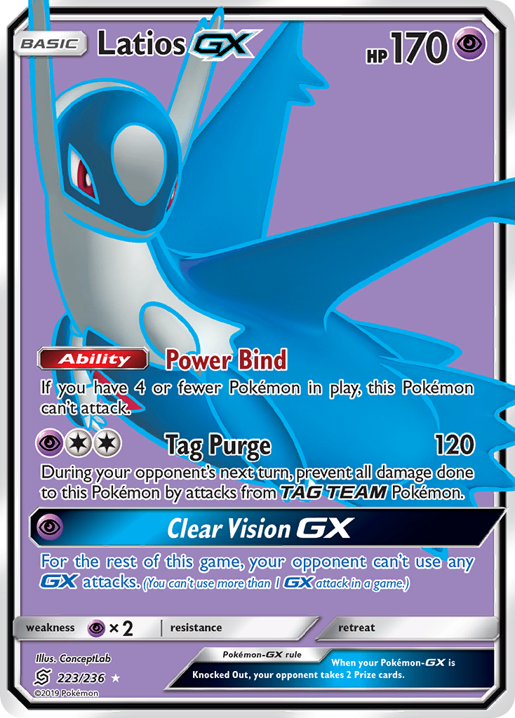 Latios GX (223/236) [Sun & Moon: Unified Minds] | Cracking-Singles