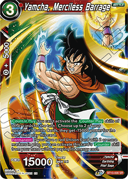 Yamcha, Merciless Barrage (BT10-008) [Cross Spirits] | Cracking-Singles