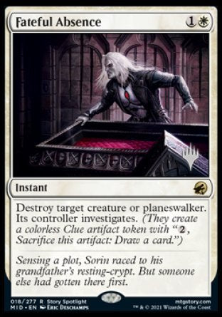 Fateful Absence (Promo Pack) [Innistrad: Midnight Hunt Promos] | Cracking-Singles