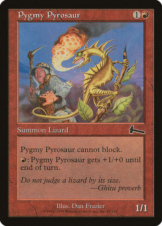 Pygmy Pyrosaur [Urza's Legacy] | Cracking-Singles