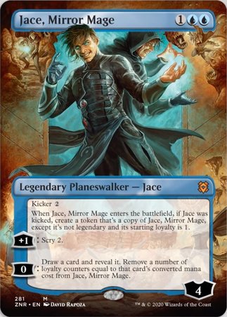 Jace, Mirror Mage (Borderless) [Zendikar Rising] | Cracking-Singles