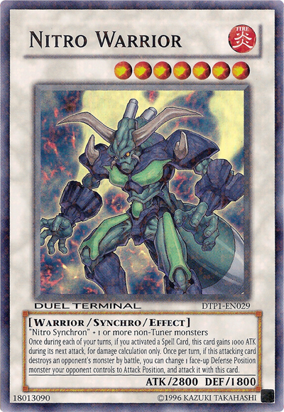 Nitro Warrior [DTP1-EN029] Super Rare | Cracking-Singles