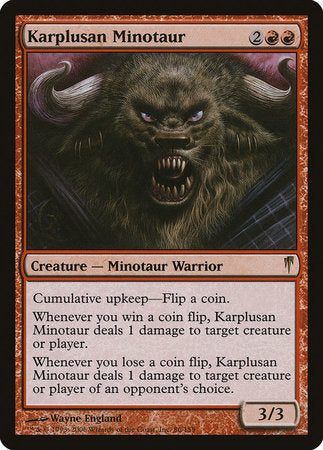 Karplusan Minotaur [Coldsnap] | Cracking-Singles