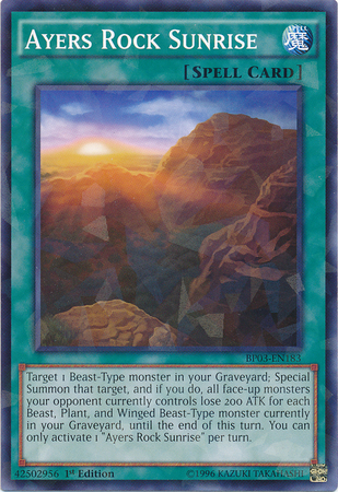 Ayers Rock Sunrise [BP03-EN183] Shatterfoil Rare | Cracking-Singles