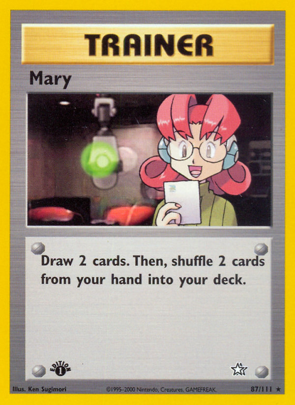 Mary (87/111) [Neo Genesis 1st Edition] | Cracking-Singles