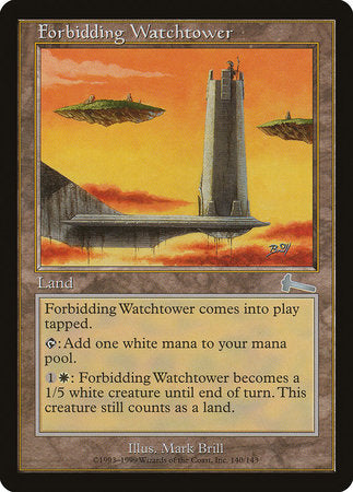 Forbidding Watchtower [Urza's Legacy] | Cracking-Singles