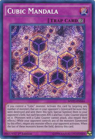 Cubic Mandala [MVP1-ENS44] Secret Rare | Cracking-Singles