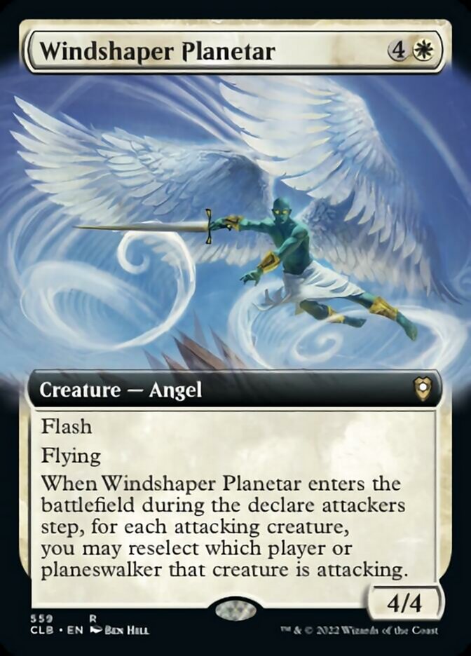 Windshaper Planetar (Extended Art) [Commander Legends: Battle for Baldur's Gate] | Cracking-Singles