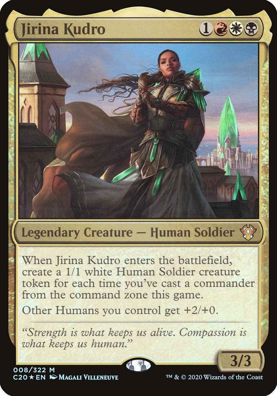 Jirina Kudro (Commander 2020) [Oversize Cards] | Cracking-Singles