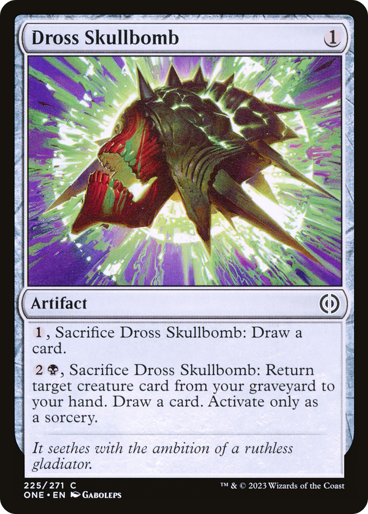 Dross Skullbomb [Phyrexia: All Will Be One] | Cracking-Singles