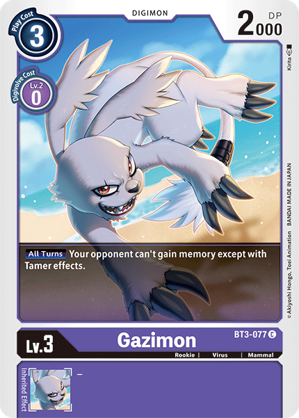 Gazimon [BT3-077] [Release Special Booster Ver.1.5] | Cracking-Singles