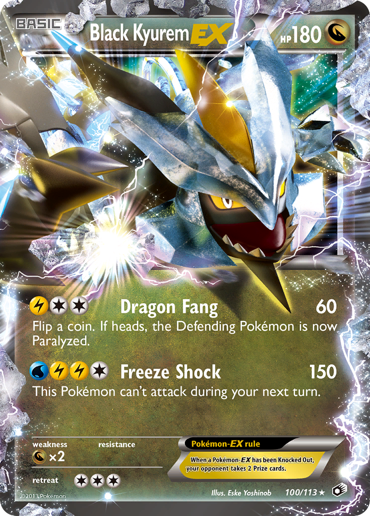 Black Kyurem EX (100/113) [Black & White: Legendary Treasures] | Cracking-Singles