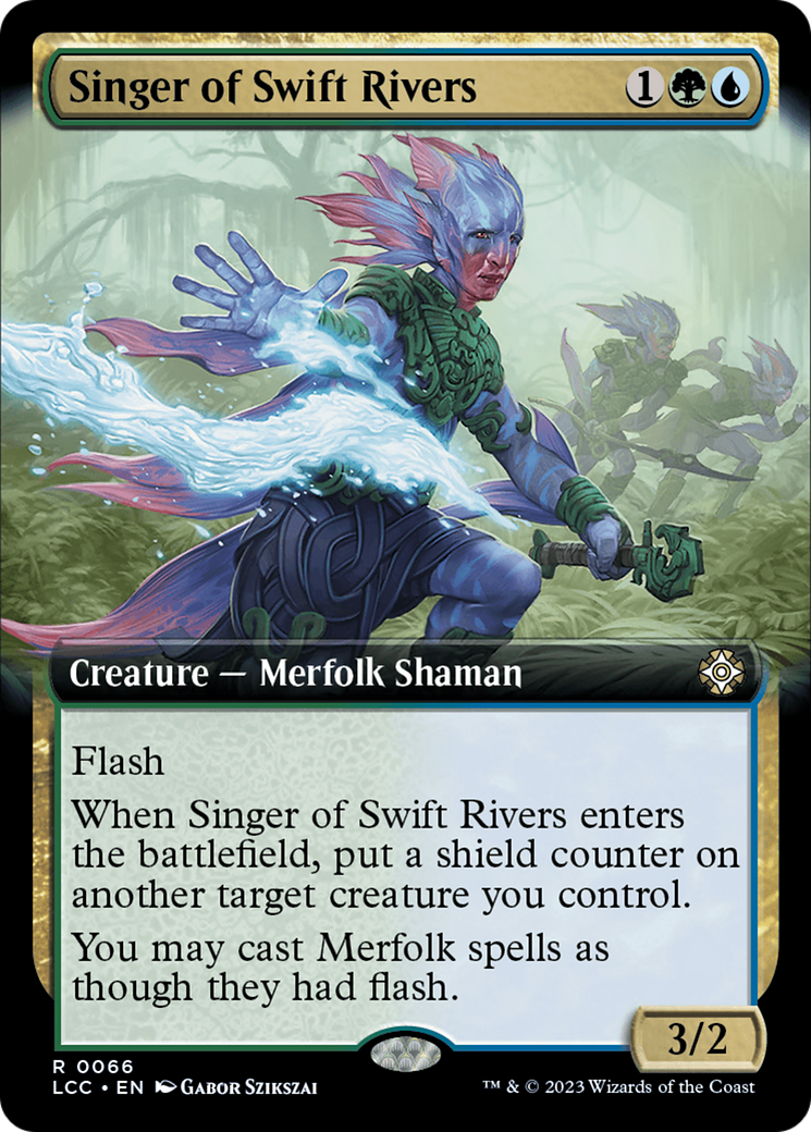 Singer of Swift Rivers (Extended Art) [The Lost Caverns of Ixalan Commander] | Cracking-Singles