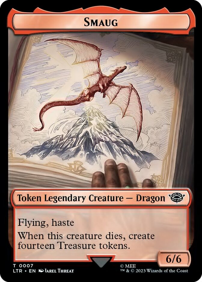 Smaug Token [The Lord of the Rings: Tales of Middle-Earth Tokens] | Cracking-Singles