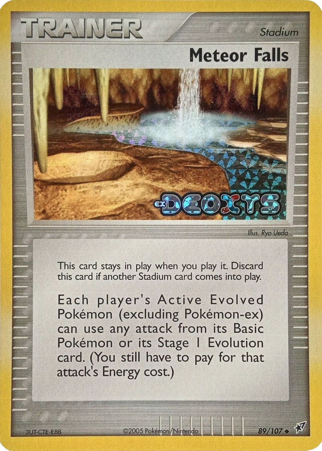 Meteor Falls (89/107) (Stamped) [EX: Deoxys] | Cracking-Singles